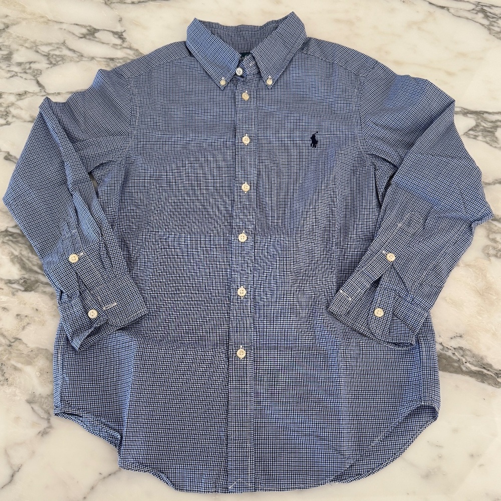Polo Ralph Lauren‎ Cotton Boys Long sleeve shirt, Sz 10/12